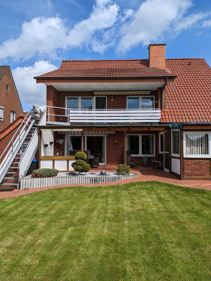 Ferienwohnung Leni Erstes Og Inkl Balkon Gartenblick Kostenfreier Parkplatz Stadtnah Aber Ruhig Gelegen Meppen Ngoại thất bức ảnh