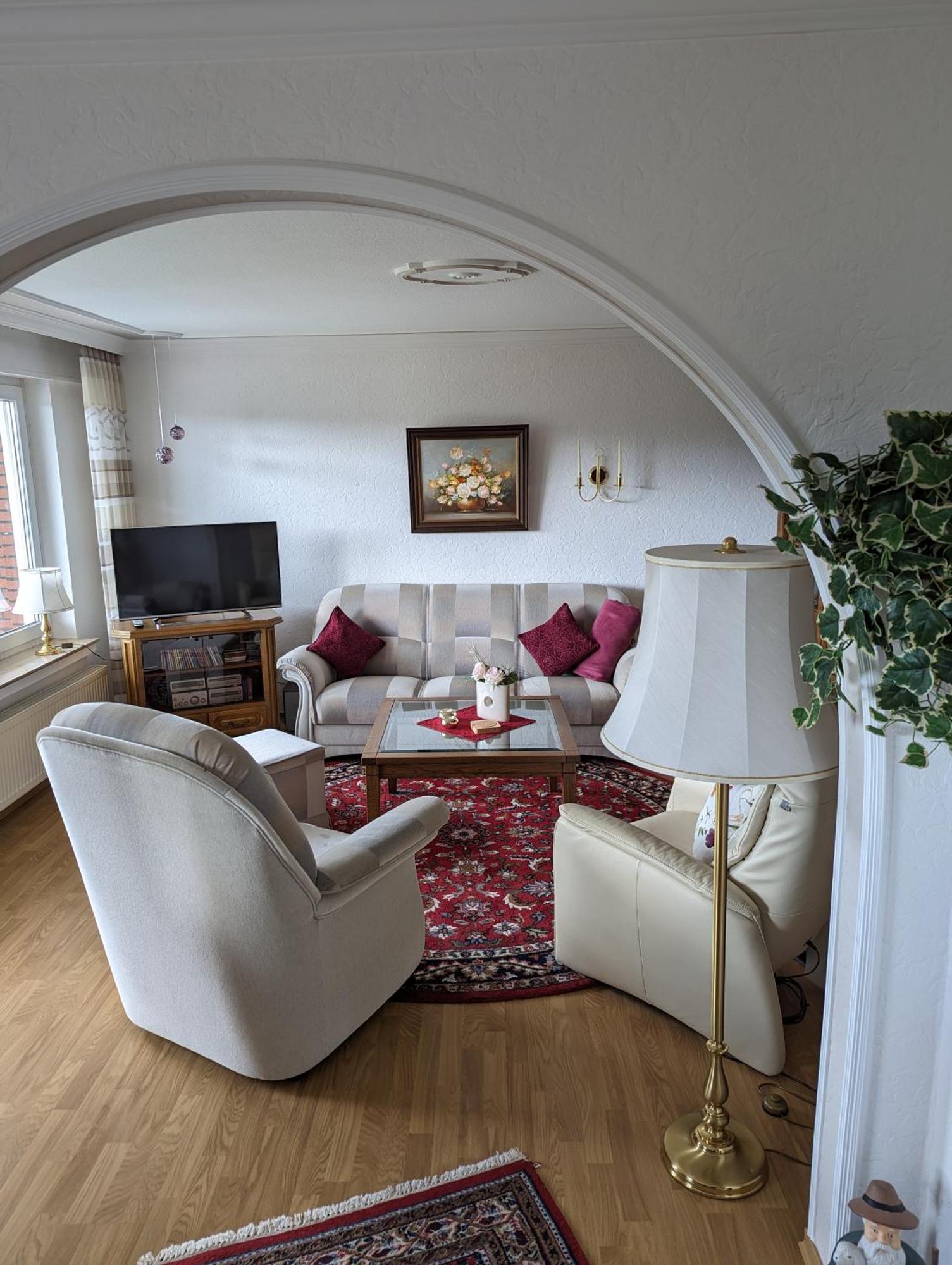 Ferienwohnung Leni Erstes Og Inkl Balkon Gartenblick Kostenfreier Parkplatz Stadtnah Aber Ruhig Gelegen Meppen Ngoại thất bức ảnh