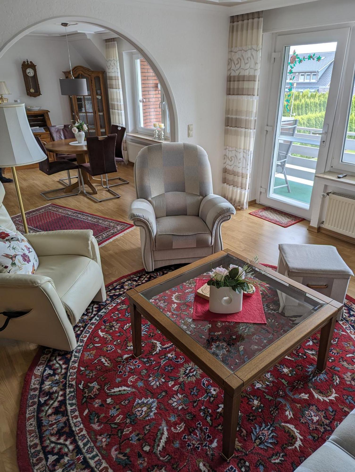 Ferienwohnung Leni Erstes Og Inkl Balkon Gartenblick Kostenfreier Parkplatz Stadtnah Aber Ruhig Gelegen Meppen Ngoại thất bức ảnh